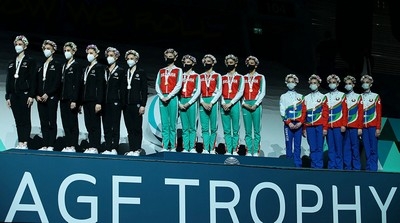 Четыре медали выиграли белорусские грации на этапе КМ по художественной гимнастике