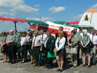 Республиканский семинар в Быхове: самолет против вредителей
