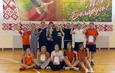 В Быховском ФОЦ состоялась спартакиада школьников по баскетболу 3х3 среди девушек городских учреждений образования