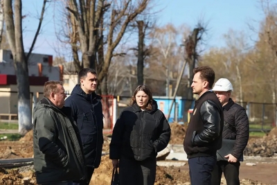 В Быхове полным ходом идет капитальный ремонт с элементами модернизации детского сада №1