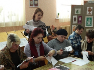 В Детской школе художественных ремесел мастер-класс провела Юлия Желобкевич