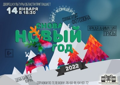 Хит-концерт «Снова Новый год» пройдет в Могилеве 14 января