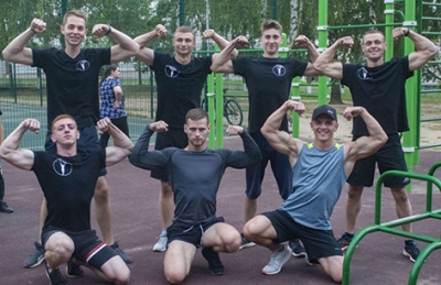 Быховские атлеты продолжают пропагандировать воркаут-движение
