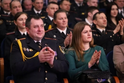 В преддверии Дня милиции в Быхове чествовали сотрудников правопорядка. ФОТО+ВИДЕО