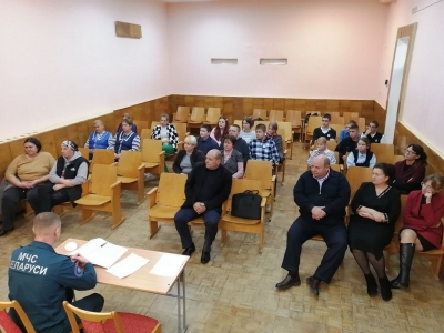 Приняли участие в сельском сходе. Быхов.