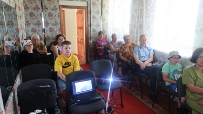 Приняли участие в сельском сходе. Быхов.