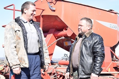 В ОАО «Воронино» весновспашка произведена на площади свыше 200 гектаров