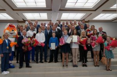 Победителей и призеров II Европейских игр чествовали в Могилеве