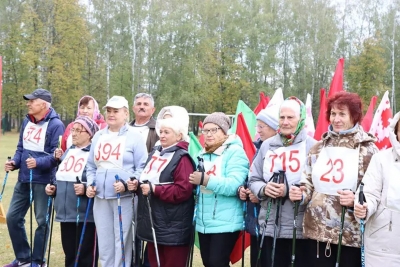 Марафон по скандинавской ходьбе прошел в Быхове