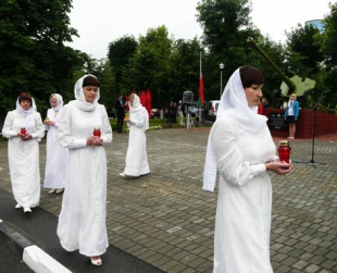 Патриотическая акция «Звон скорби» прошла в Быхове