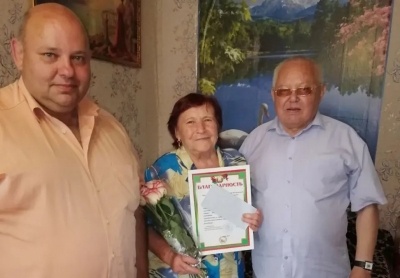 85-летний юбилей отметила ветеран труда Вера Исаковна Ивашкова, жительница агрогородка Смолица