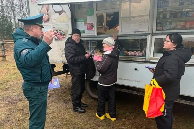 В отдаленных сельских населенных пунктах Быховского района прошли встречи с работниками РОЧС