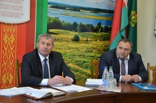 С рабочим визитом Быховщину посетил Олег Чикида