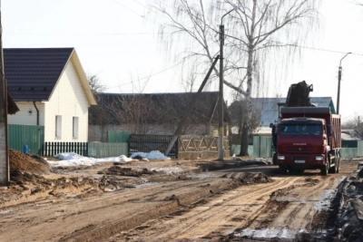 В Быхове возобновили масштабный ремонт улицы Советской