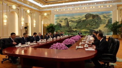 Рыженков вместе с главами внешнеполитических ведомств стран ШОС встретился с Си Цзиньпином