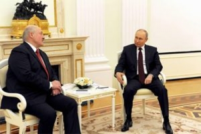 В Кремле прошла встреча президентов Беларуси и России. Переговоры продолжались почти четыре часа