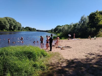 Быховские спасатели усилили контроль за местами отдыха у воды