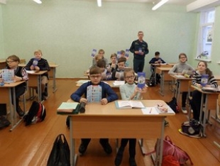 Быховские спасатели встретились со школьниками