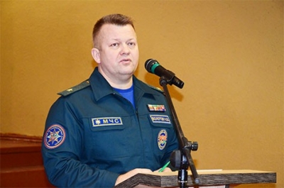 ГУО «Средняя школа №2 г. Быхова» посетил заместитель министра по чрезвычайным ситуациям РБ Игорь Болотов