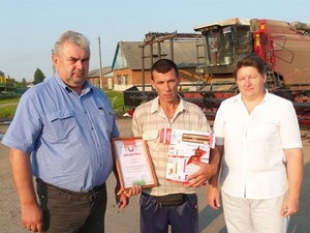 В Быховском районе поздравили водителей - «тысячников»