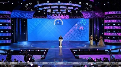 «Он демонстрирует наш общий исторический выбор». Лукашенко открыл XXXI фестиваль «Славянский базар»