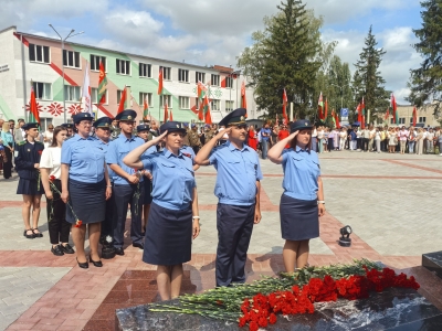 Церемония перезахоронения останков жертв геноцида белорусского народа в&nbsp;годы Великой Отечественной войны