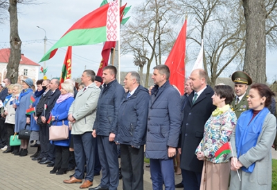 Торжественное мероприятие, посвященное Празднику труда, прошло в Быхове