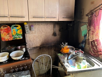 Возгорание в квартире