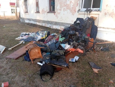 Пожар в Быхове: спасен мужчина