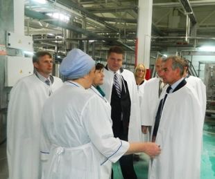 Быхов посетил председатель Конституционного Суда Республики Беларусь Петр Миклашевич