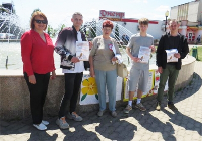 В Быхове прошла антитабачная акция «Хочешь жить — бросай курить!