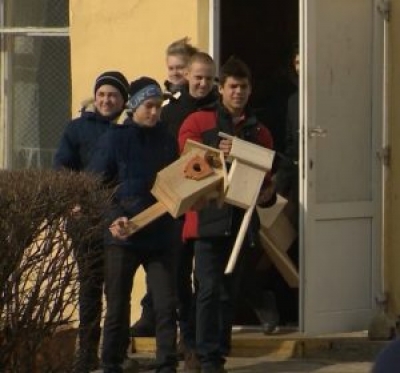 Школьники Мокрянского УПК приближают весну