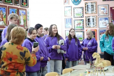 &laquo;Зимний маршрут&raquo; в Быхове: участники побывали в сельской школе и освоили соломоплетение