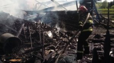 В Быховском районе ликвидирован пожар