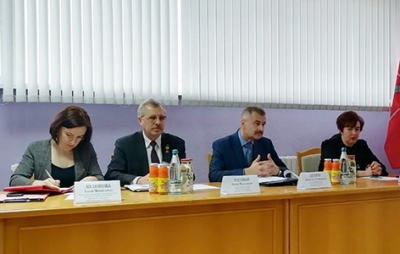 Управляющий делами Могилевского облисполкома Николай Дедков встретился с работниками ОАО «Быховский КОСЗ»