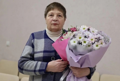 Руководство Быховского района поздравило с юбилеем ветерана труда Нину Ивановну Сурвило