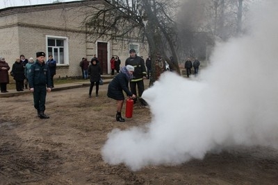 Занятия с добровольцами. Быхов