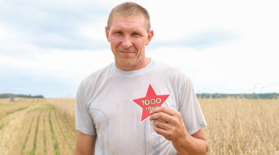 Водитель ОАО «Воронино» Олег Мамков: «Труд хлеборобов — один из самых важных»