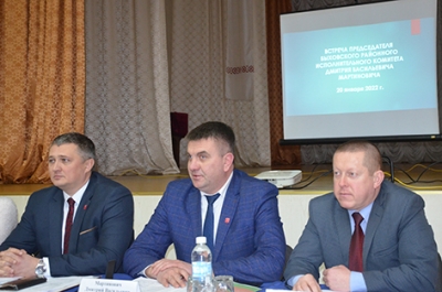 С трудовыми коллективами и населением Холстовского сельсовета встретился председатель Быховского райисполкома Дмитрий МАРТИНОВИЧ